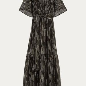ba&sh metallic nixon gown